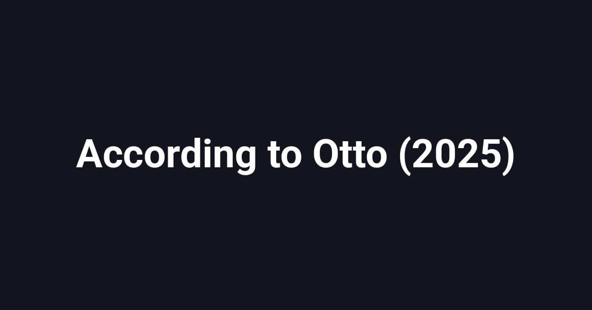 According to Otto (2025)