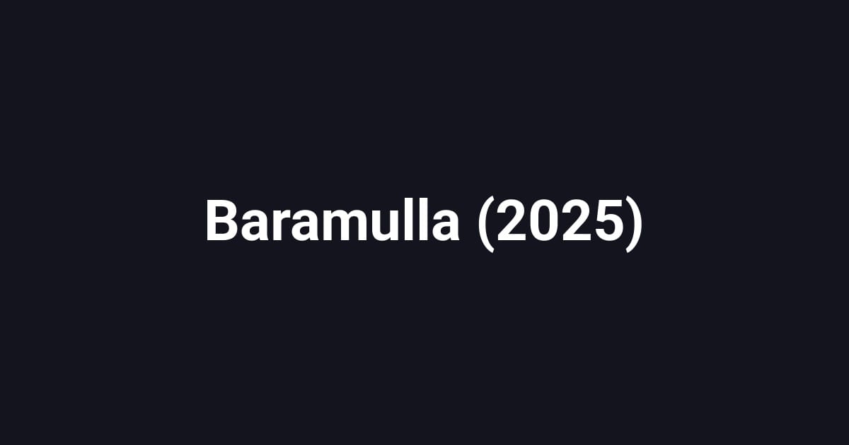 Baramulla (2025)