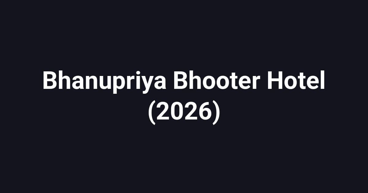 Bhanupriya Bhooter Hotel (2026)