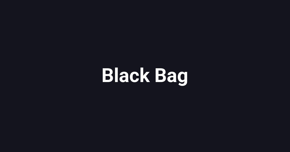 Black Bag
