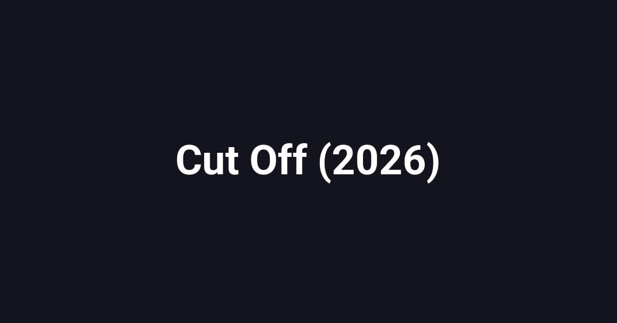 Cut Off (2026)