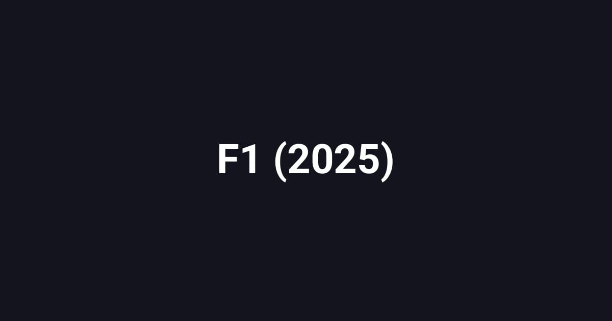F1 (2025)