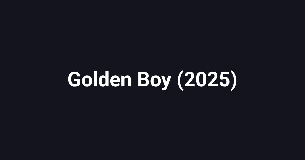 Golden Boy (2025)