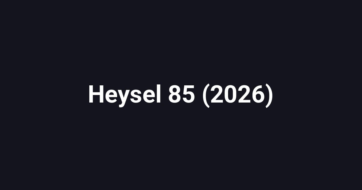 Heysel 85 (2026)