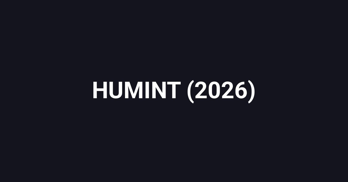 HUMINT (2026)
