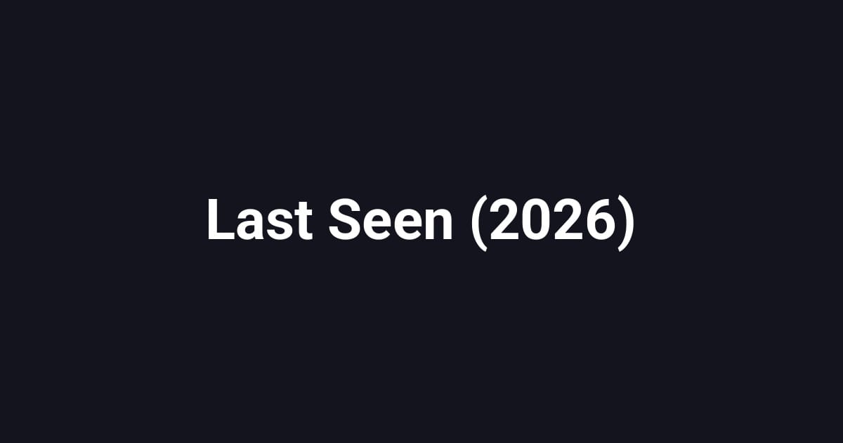 Last Seen (2026)