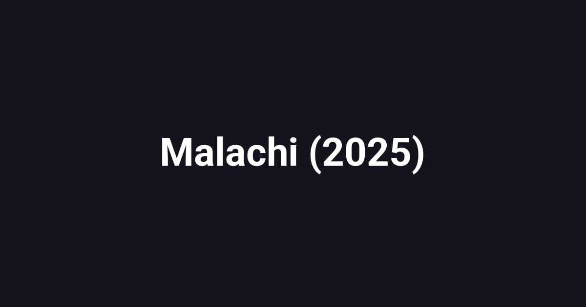 Malachi (2025)