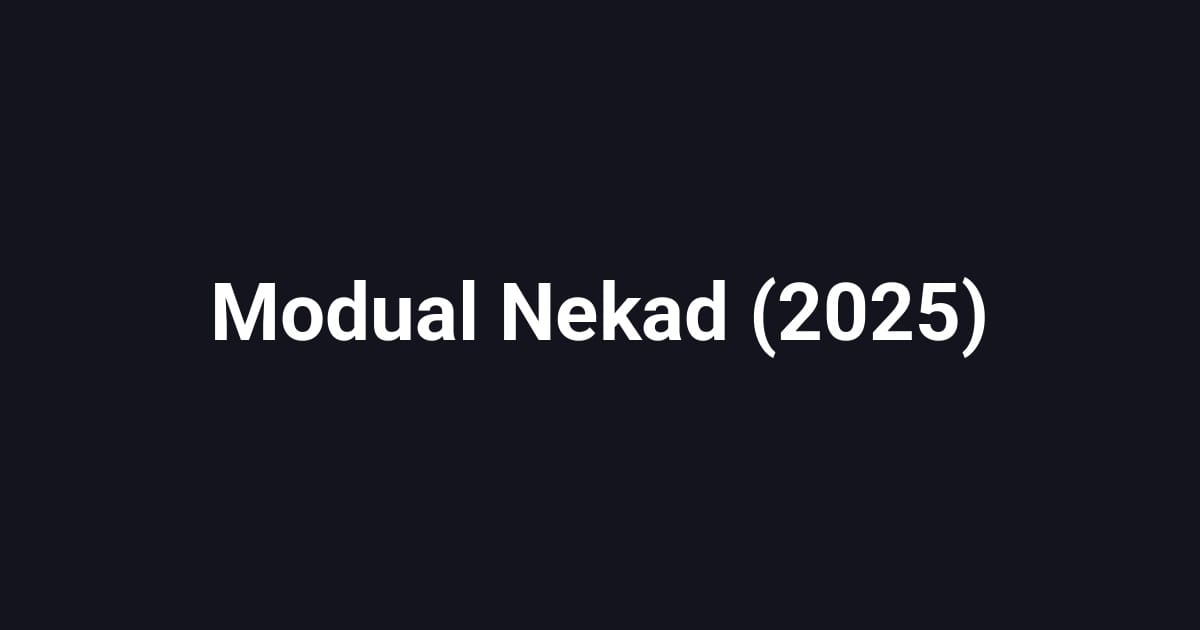 Modual Nekad (2025)