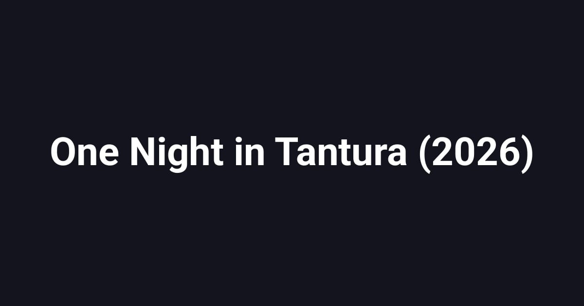 One Night in Tantura (2026)