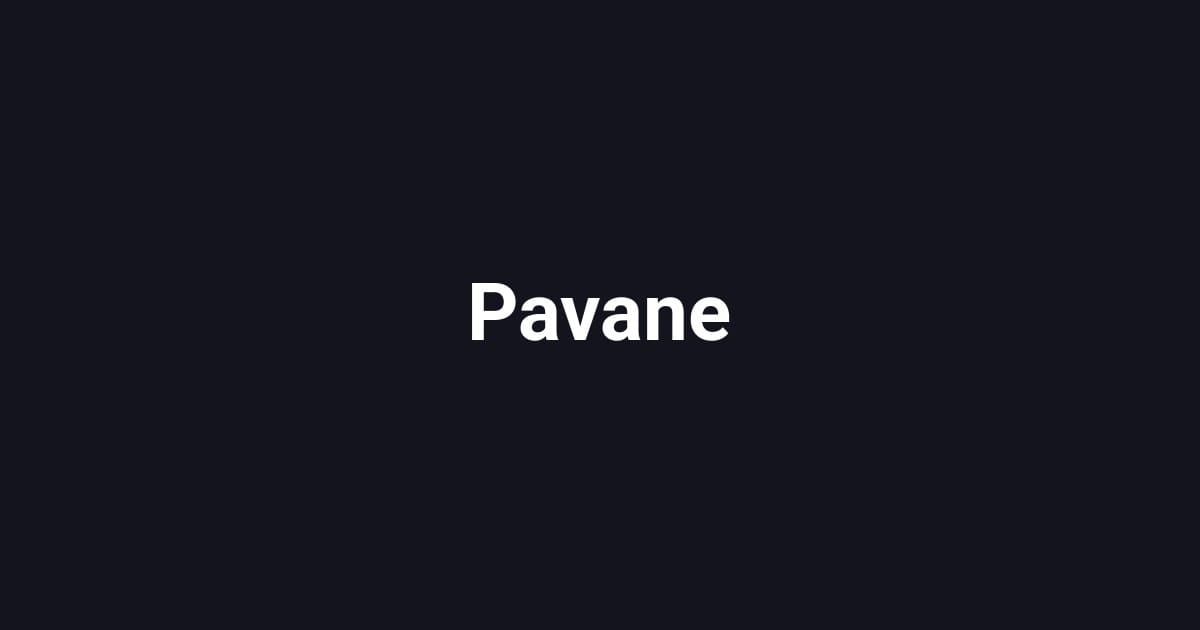 Pavane