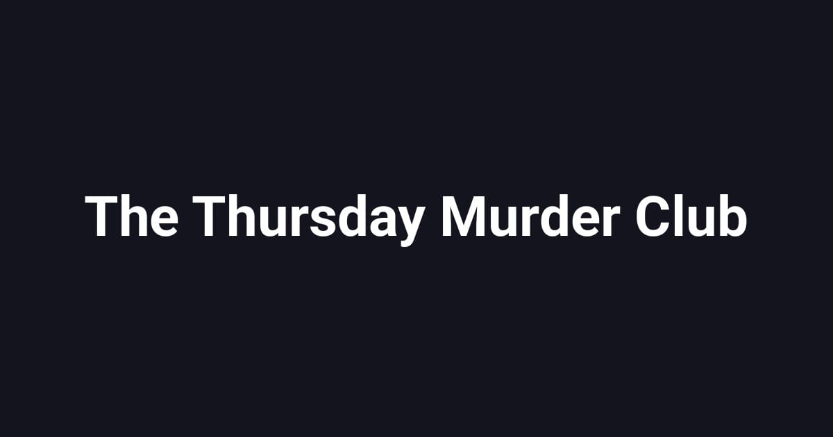 The Thursday Murder Club