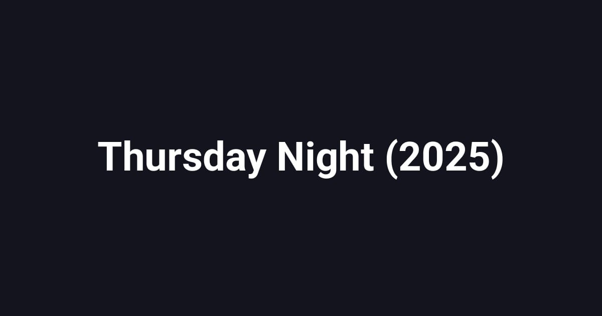 Thursday Night (2025)