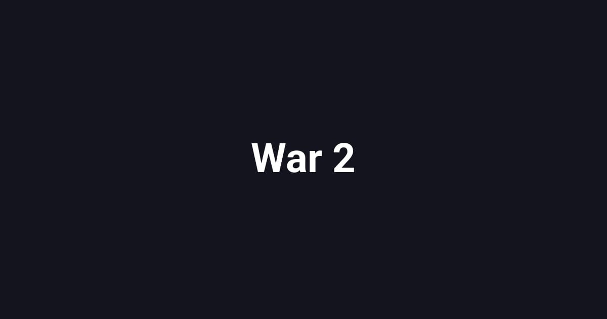 War 2