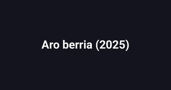 Aro berria (2025)