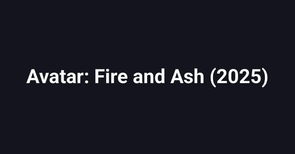 Avatar: Fire and Ash (2025)