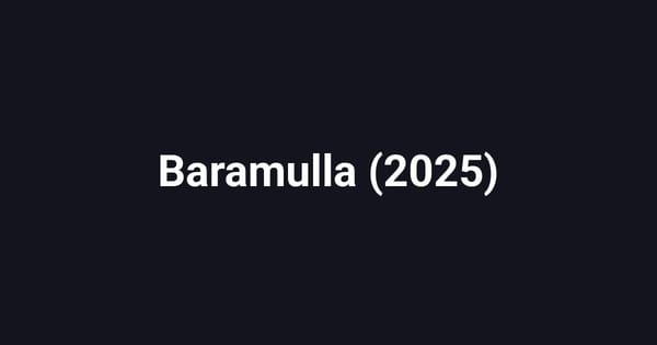 Baramulla (2025)