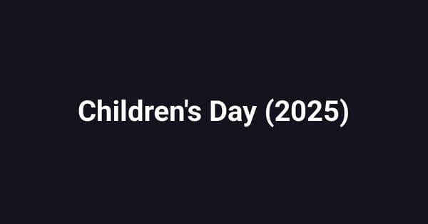 Children's Day (2025)
