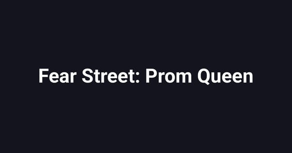 Fear Street: Prom Queen