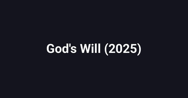 God's Will (2025)