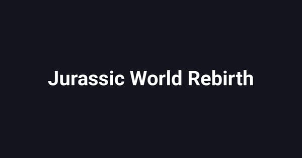 Jurassic World Rebirth