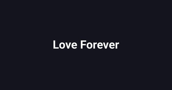 Love Forever