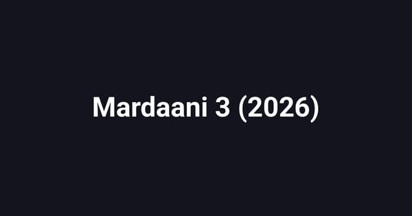 Mardaani 3 (2026)