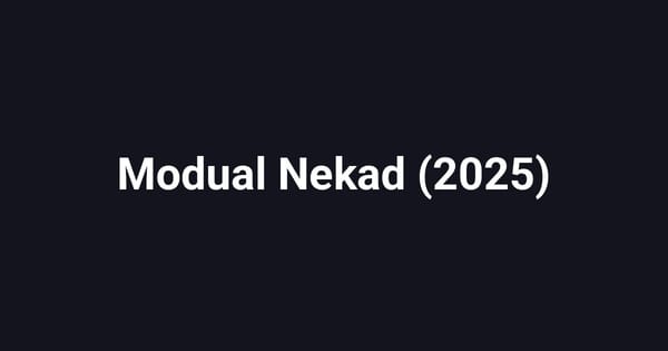 Modual Nekad (2025)