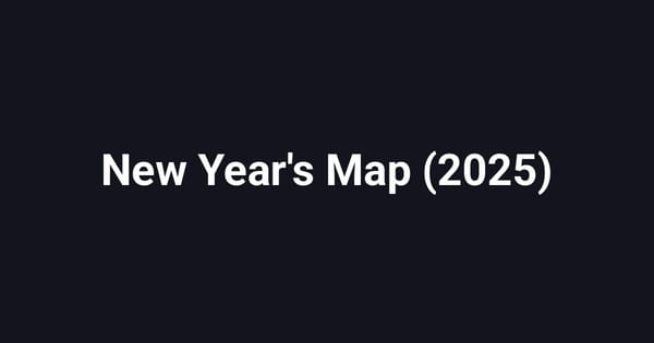 New Year's Map (2025)
