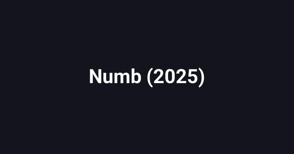 Numb (2025)