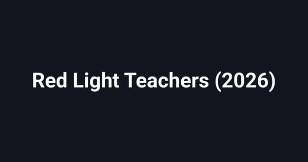 Red Light Teachers (2026)