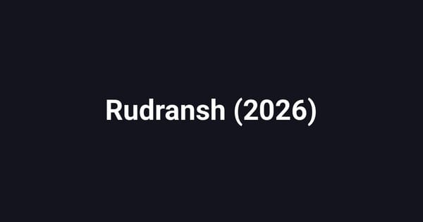 Rudransh (2026)