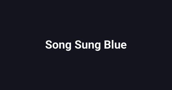 Song Sung Blue