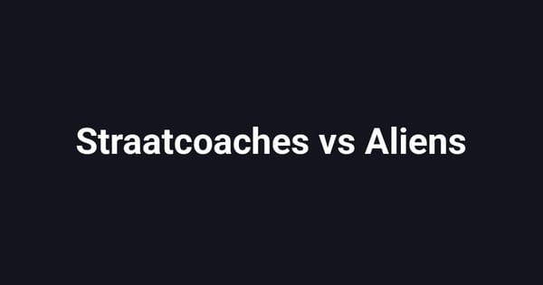 Straatcoaches vs Aliens