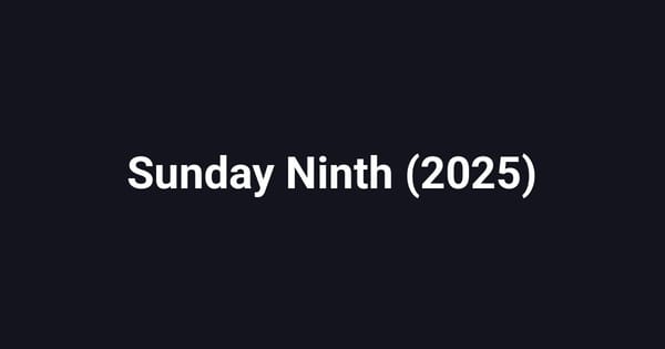 Sunday Ninth (2025)