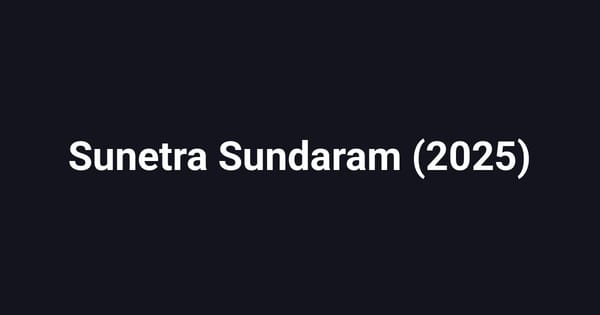 Sunetra Sundaram (2025)
