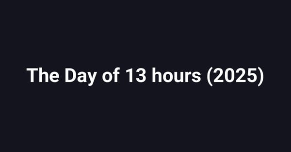 The Day of 13 hours (2025)