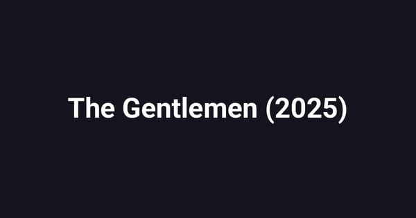 The Gentlemen (2025)