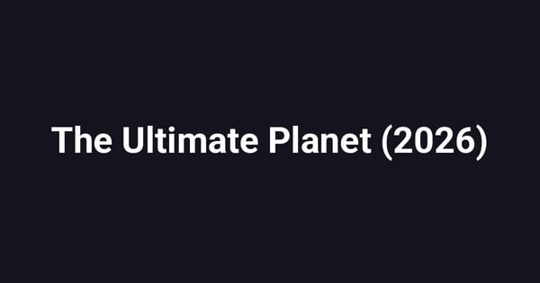The Ultimate Planet (2026)