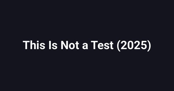 This Is Not a Test (2025)