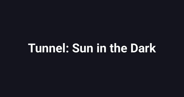Tunnel: Sun in the Dark