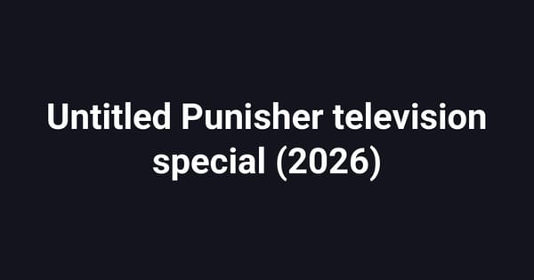Untitled Punisher television special (2026)