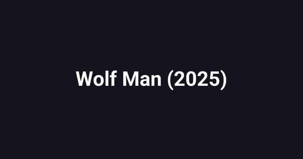 Wolf Man (2025)