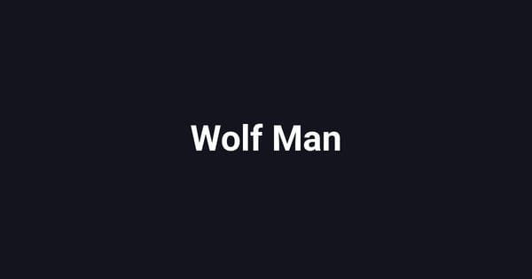 Wolf Man